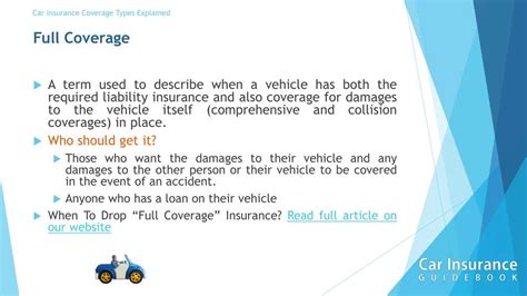 what is full coverage called