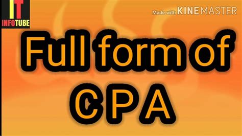 what is full form of cpa