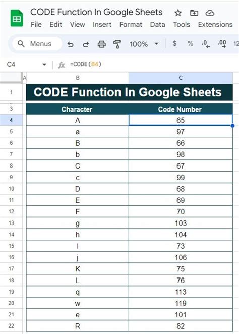 what is function code in google sheets
