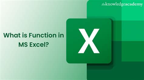 what is function in ms excel