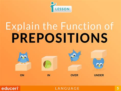 what is function of preposition