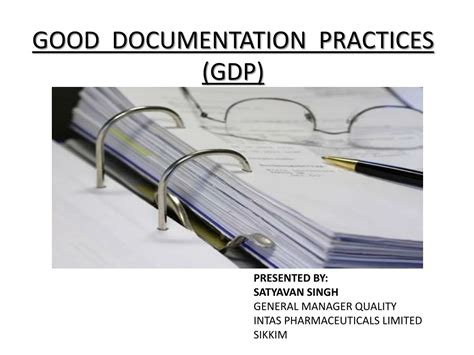 what is gdp good documentation practices