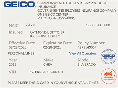 what is geico's 3 digit id code