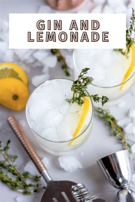 Intense Gin Lemonade Summer Cocktails Barrow's Intense Ginger Liqueur