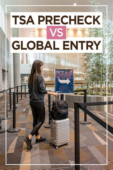what is global entry vs tsa precheck