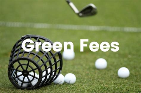 what is golf green fees