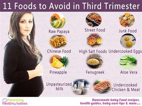 what is good to eat in third trimester