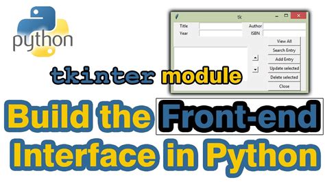 what is graphical user interface in python