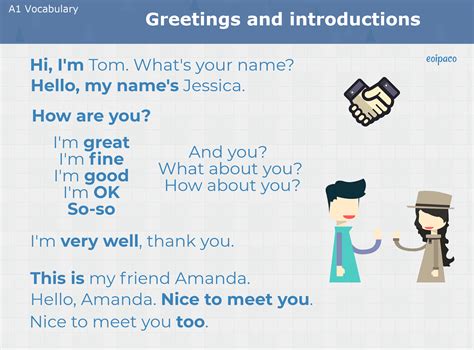 what is greeting and introduction