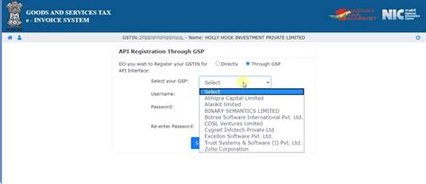 what is gsp in api registration