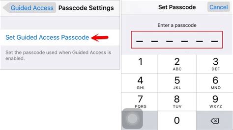 what is guided access passcode