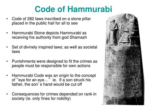 what is hammurabi's code of laws