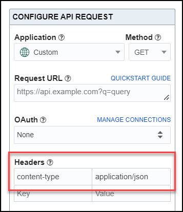 what is header in api call