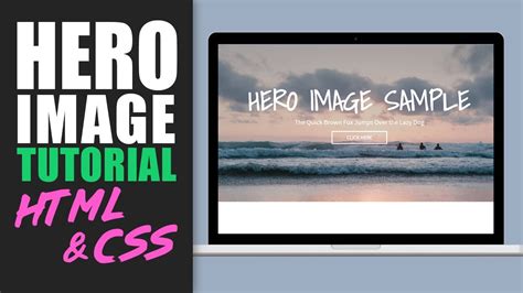 what is hero image in html