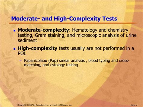 what is high complexity testing