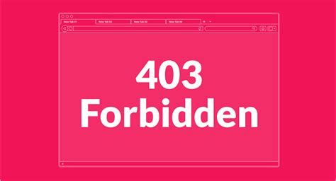 what is http error 403 forbidden