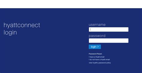 what is hyattconnect login