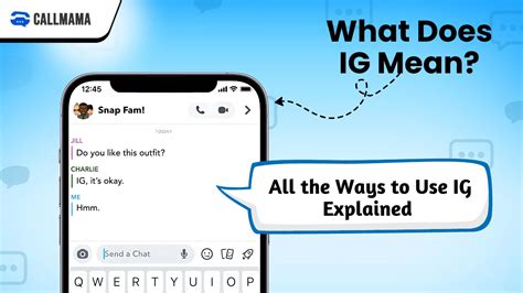 what is ig in text speak