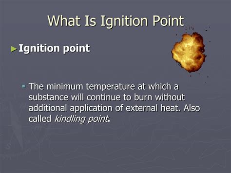 what is ignition temperature explain with example