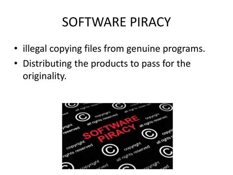 What Is Illegal Copying Of Software