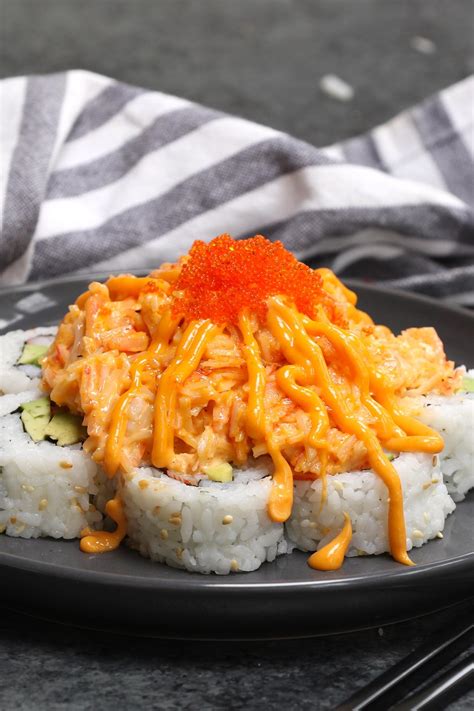 One of the easiest and impressive rolls Volcano Sushi Roll!
