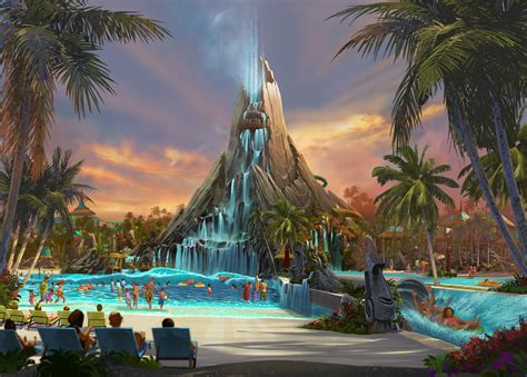 what is in volcano bay at universal orlando