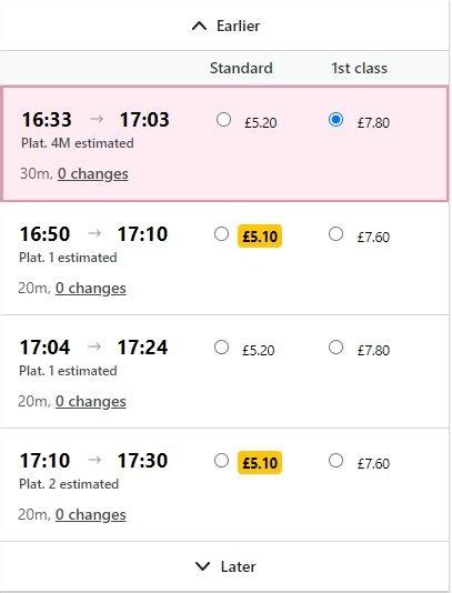 what is included in first class train ticket