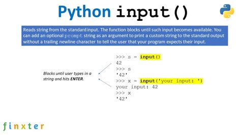what is input() in python