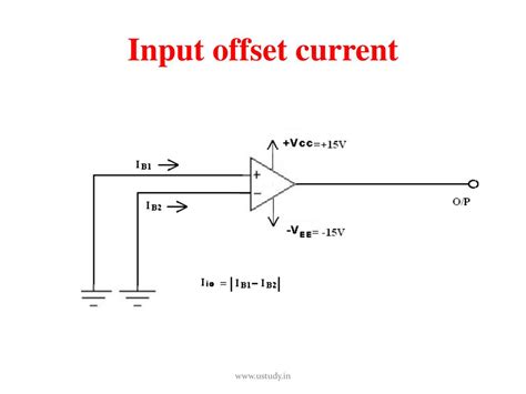 What Is Input Offset Current In Op Amp