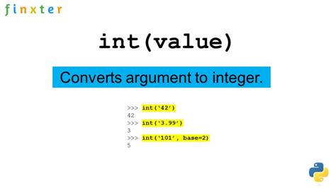 what is int value