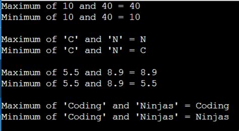 what is int_min value in c++