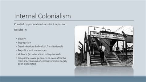 what is internal colonialism