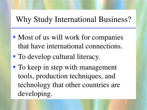 what is international business studies