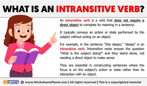 what is intransitive verb examples with answers
