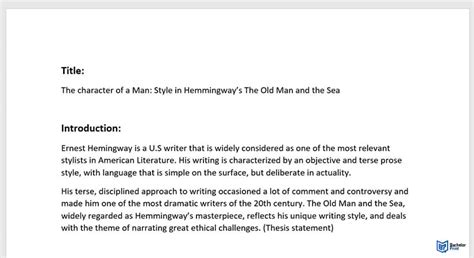 what is introduction title examples