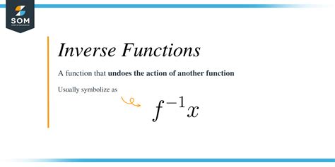 What Is Inverse Function In Mathematics