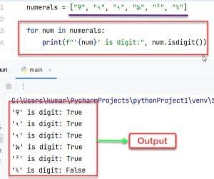 what is isdigit in python