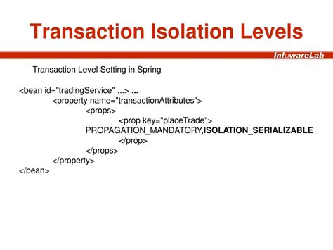 What Is Isolation Level In Spring Transaction