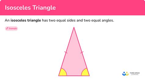 What Is Isosceles Triangle With Example