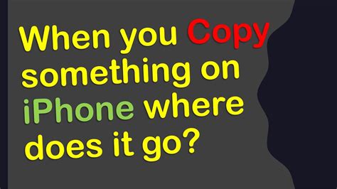 what is it called when you copy something