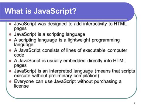 what is javascript in computer