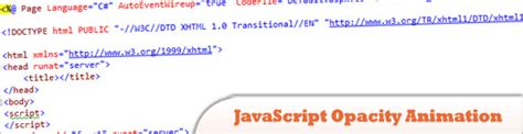 What Is Javascript Opacity