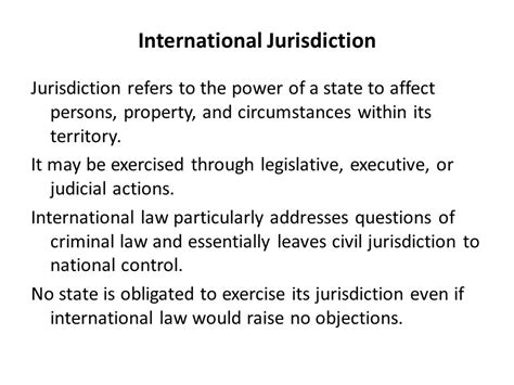what is jurisdiction international law