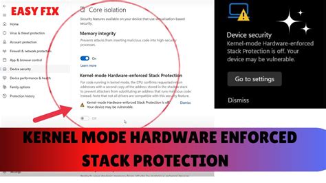 What Is Kernel Mode Hardware Enforced Stack Protection