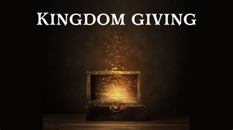 What Is Kingdom Giving