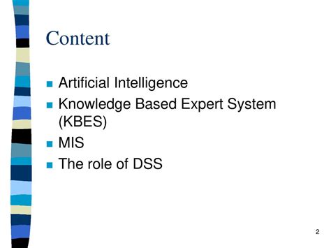what is knowledge based expert system in mis