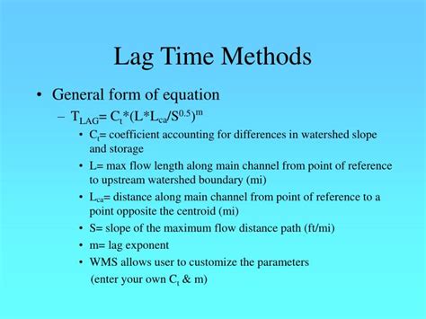 what is lag time in computer science