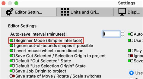 what is lightburn beginner mode