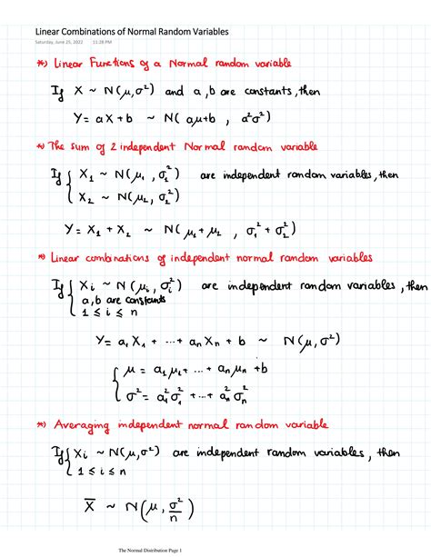 What Is Linear Combinations In Statistics