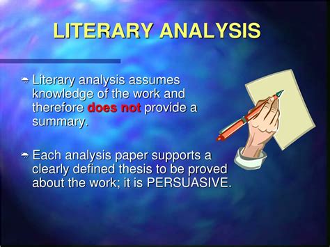 what is literary analysis definition